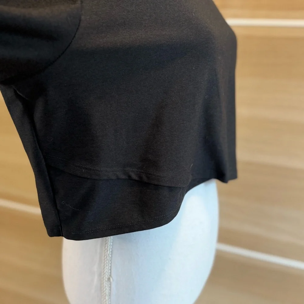 Old Navy Cloud + Ultra Cropped Wrap Front Top